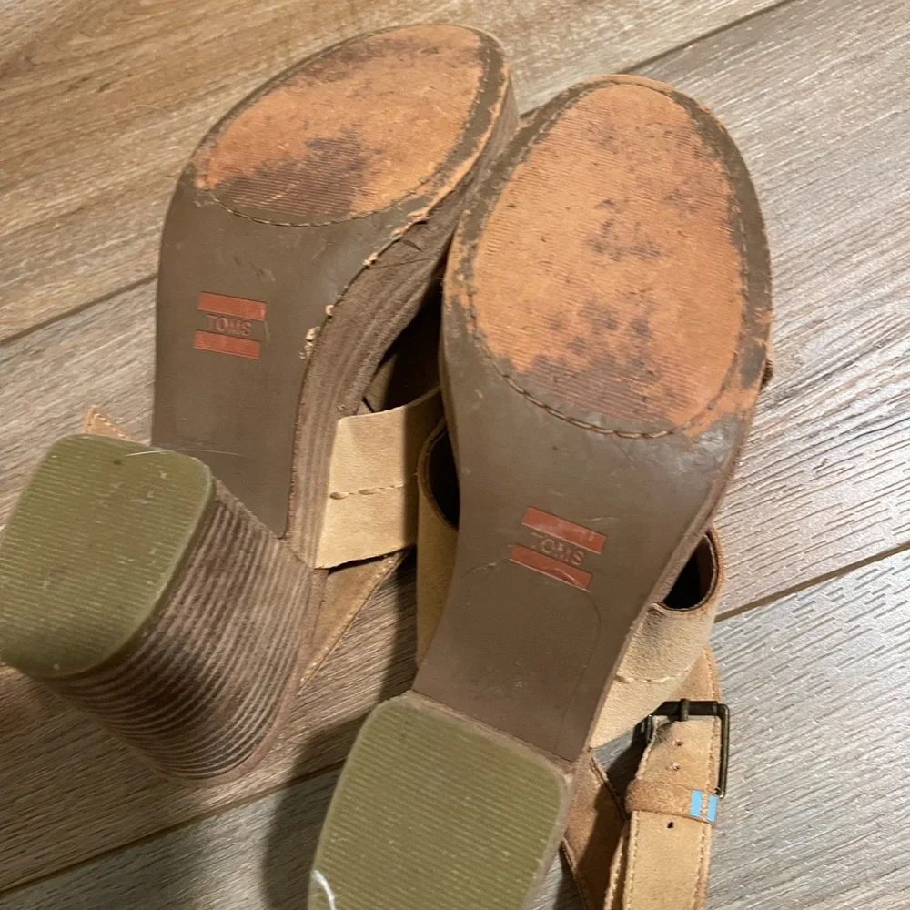 Toms Women's Espadrilles in Tan, Cream, Green, Gray - Picture 12 of 12